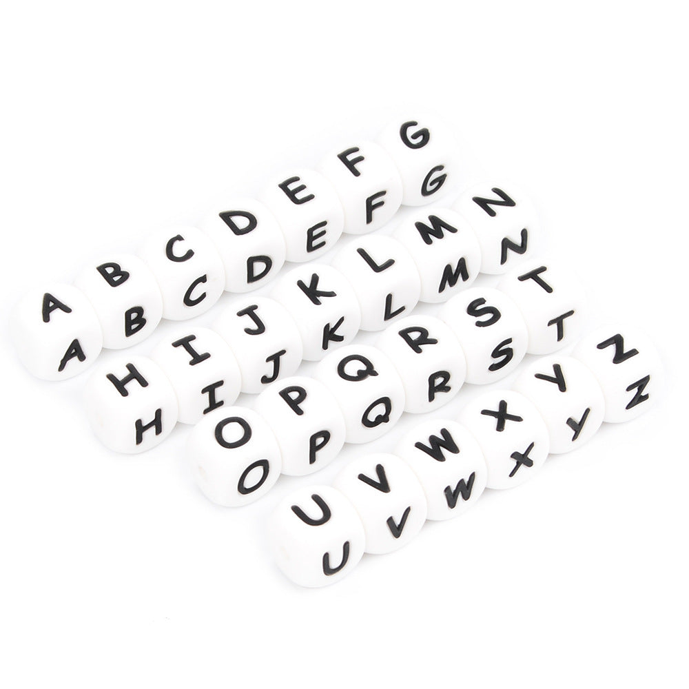 Wholesale Silicone Letters DIY Beads